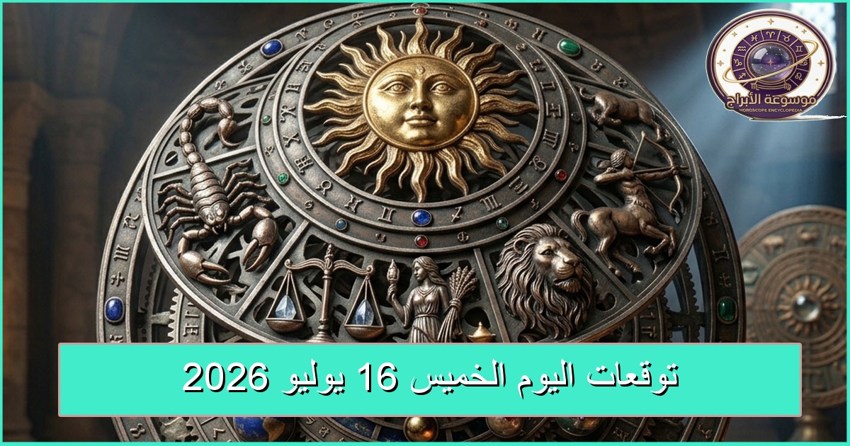 توقعات الأبراج اليوم الخميس 16 يوليو 2026: حلول عملية وتوازن بين العمل والعلاقات